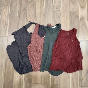Latched Mama Dress, Romper, Tanks Bundle Lot